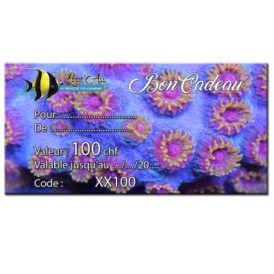 Bon cadeau Récif'All- CHF 100.-