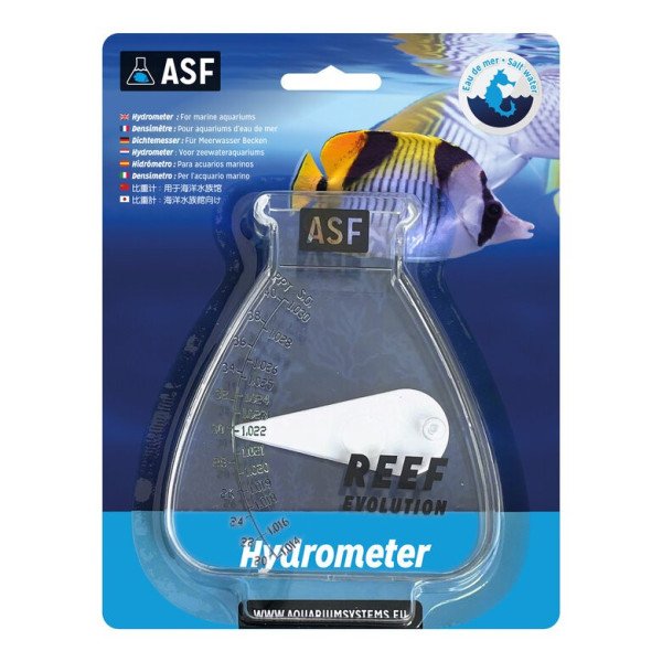AQUARIUM SYSTEMS Densimeter Sea Test