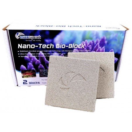 MAXSPECT Nano-Tech Bio-Block 2 Stück– Biologischem Porenfilter