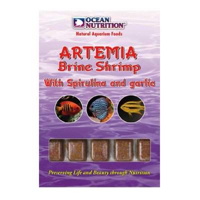 OCEAN NUTRITION Artémias avec Spiruline et Ail en Cubes- 100 gr OCEAN NUTRITION Artémias avec Spiruline et Ail en Cubes- 100 gr