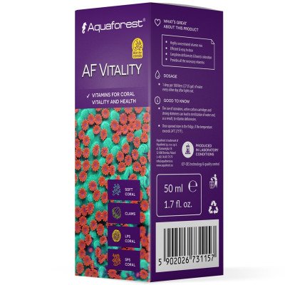AQUAFOREST AF Vitality 50ml- Nourriture pour coraux