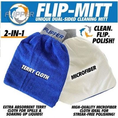 Flipper Cleaning Mitt- 2 pcs Flipper Cleaning Mitt- 2 pcs