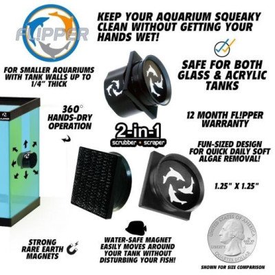 FLIPPER Pico 2 in 1 Magnetic Cleaner- Aimant pour aquarium FLIPPER Pico 2 in 1 Magnetic Cleaner- Aimant pour aquarium
