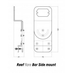 REEF FACTORY Reef Flare Bars Seitenmontagesatz REEF FACTORY Reef Flare Bars Seitenmontagesatz