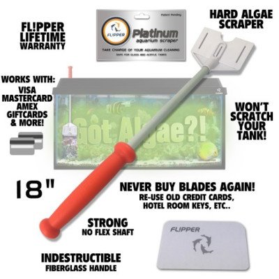 FLIPPER Platinum Scraper 45 cm- Grattoir pour aquarium FLIPPER Platinum Scraper 45 cm- Grattoir pour aquarium