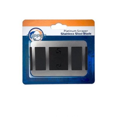 FLIPPER Platinum Scraper- Lame de rechange en acier inoxydable FLIPPER Platinum Scraper- Lame de rechange en acier inoxydable