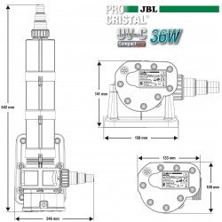 JBL ProCristal UV-C Compact Plus 36W – Sterilisator für Aquarien von 1500 bis 3000 l JBL ProCristal UV-C Compact Plus 36W – Sterilisator für Aquarien von 1500 bis 3000 l