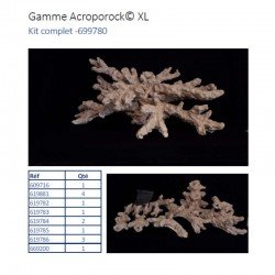AQUAROCHE Acroporock XL- Set 13 Stück AQUAROCHE Acroporock XL- Set 13 Stück