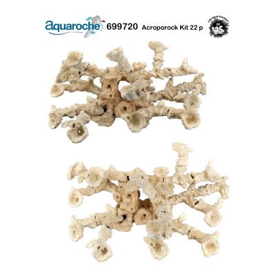 AQUAROCHE Acroporock- Kit 22 pièces AQUAROCHE Acroporock- Kit 22 pièces