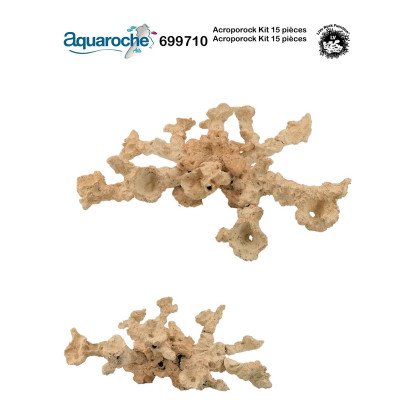 AQUAROCHE Acroporock- Kit 15 pièces AQUAROCHE Acroporock- Kit 15 pièces