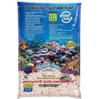 Nature's Ocean Reef Substrate 7,25 kg- Sable vivant pour aquarium