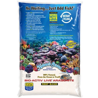 Nature's Ocean White Reef Sand 9,07 kg - Lebender Sand für Aquarien Nature's Ocean White Reef Sand 9,07 kg - Lebender Sand für Aquarien