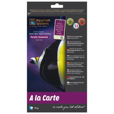 AQUARIUM SYSTEMS Nourriture A la carte Purple Seaweed 15gr