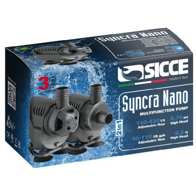 SICCE Syncra Nano- Pompe de circulation 430L/H SICCE Syncra Nano- Pompe de circulation 430L/H