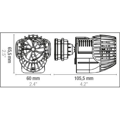 SICCE XStream 3500- Pompe de brassage 3500 L/H