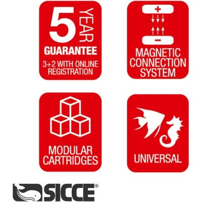 SICCE Shark Pro 500- Filtre pour aquarium