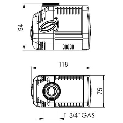 TUNZE Pompe de reprise Silence Electronic 1073.040- 3000 L/h